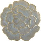 KECH PLACEMAT FLOWER SHAPE 38CM -BLUE/GOLD