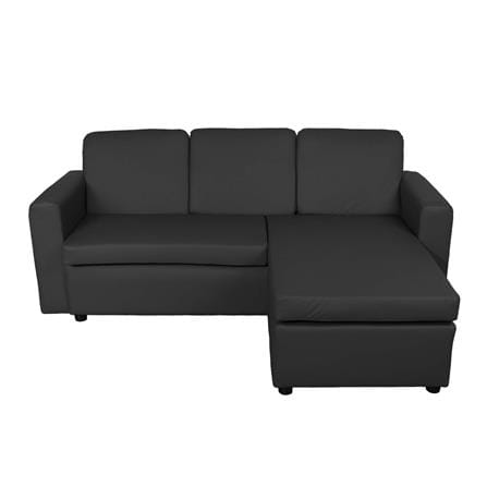 3-SEATER L-SHAPED SOFA FURDINI RALPHS BLACK [EXCLUSIVE FROM HOMEPRO THAILAND]