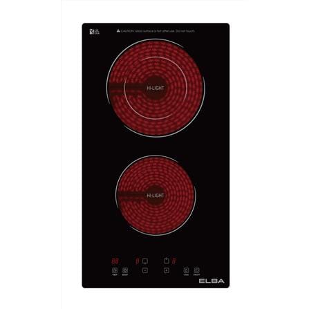 ELBA BUILT IN DOMINO CERAMIC HOB EDCH-Q3022ST(BK) 29CM