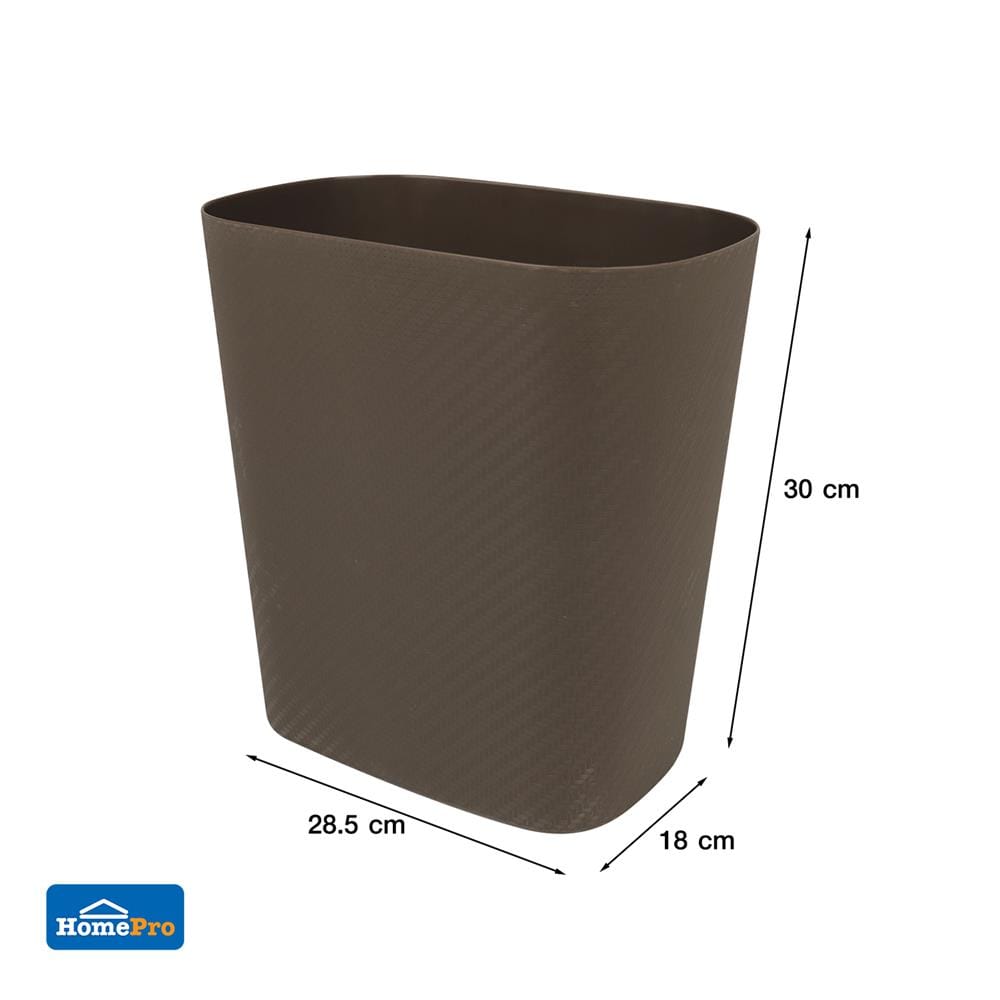 RECTANGULAR DUSTBIN ACCO KEVLAR 11L BROWN