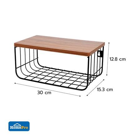 WALL SHELF SET STACKO URBAN SIZE S,M,L BLACK (3PCS)