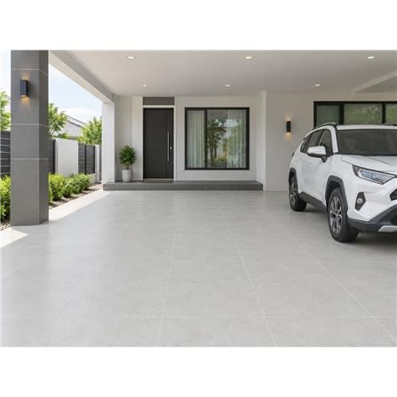 GUOCERA FLOORTILE 60X60CM MICROSTEP CASTELLO GY-CTL4MR LIGHT GREY 1.44M2