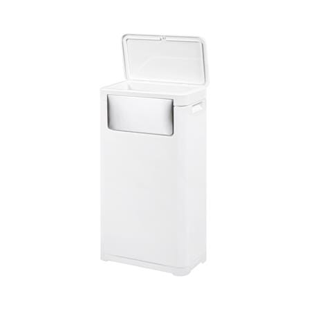RECTANGULAR DUSTBIN WITH SWING LID ACCO 25L WHITE
