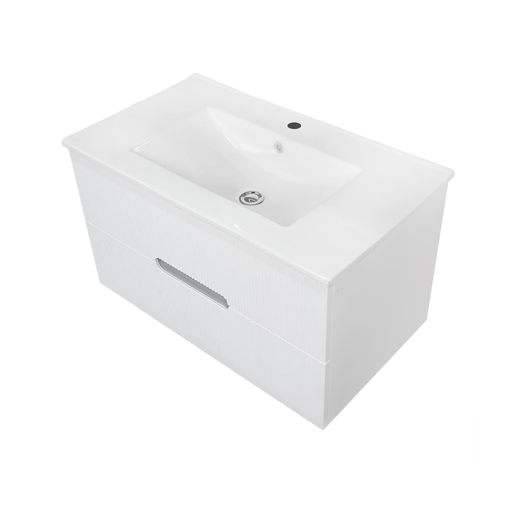 VANITY WASHBASIN WITH CABINET MOYA SP-118 WHITE [EXCLUSIVE FROM HOMEPRO THAILAND]