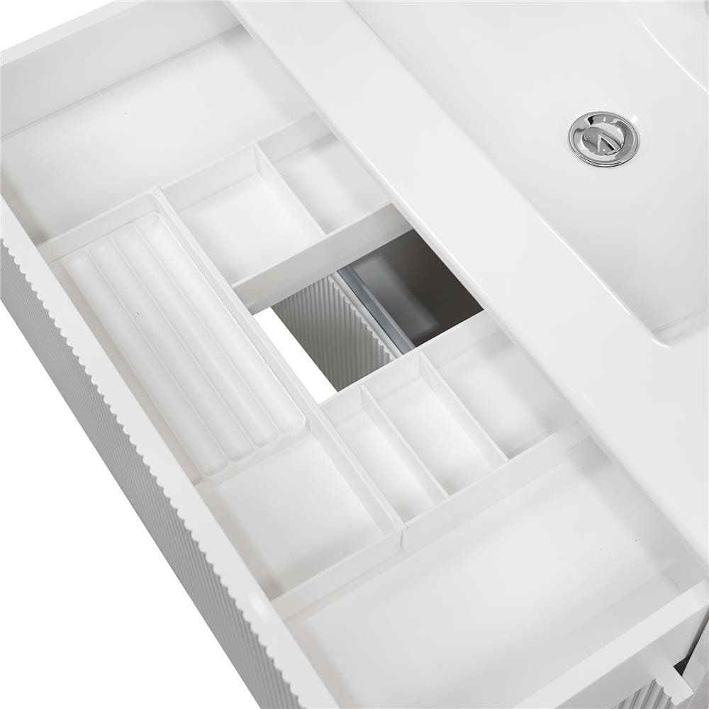 VANITY WASHBASIN WITH CABINET MOYA SP-118 WHITE [EXCLUSIVE FROM HOMEPRO THAILAND]