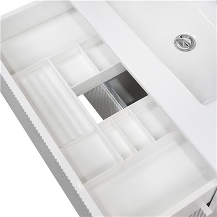 VANITY WASHBASIN WITH CABINET MOYA SP-118 WHITE [EXCLUSIVE FROM HOMEPRO THAILAND]