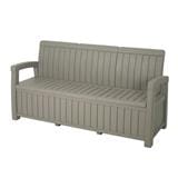OUTDOOR STROAGE BENCH SPRING PORTOLA 3-SEATER LIGHT BROWN [EXCLUSIVE FROM HOMEPRO THAILAND]
