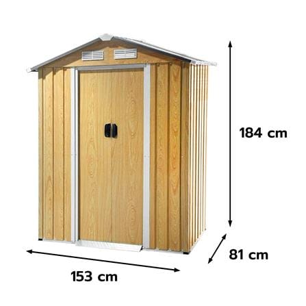 GALVANIZED STORAGE SHED SPRING HUNTER 153X81CM [EXCLUSIVE FROM HOMEPRO THAILAND]