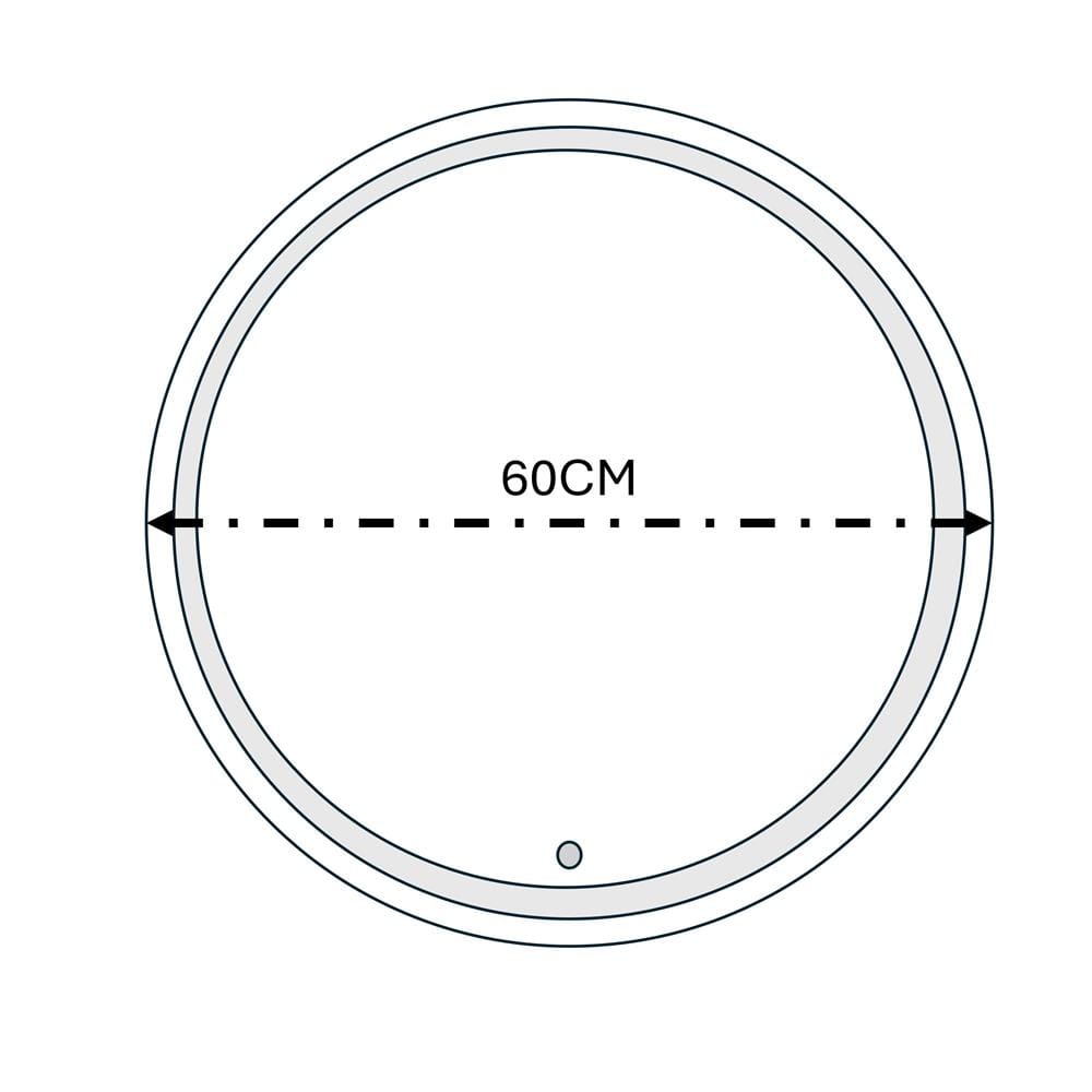 MOYA LED MIRROR GLC RD60NIS-TSLED D 3-COLOR ROUND
