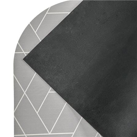 HOME LIVING STYLE RUG PU LUCA 45X70CM GRAY