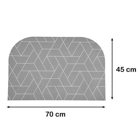 HOME LIVING STYLE RUG PU LUCA 45X70CM GRAY