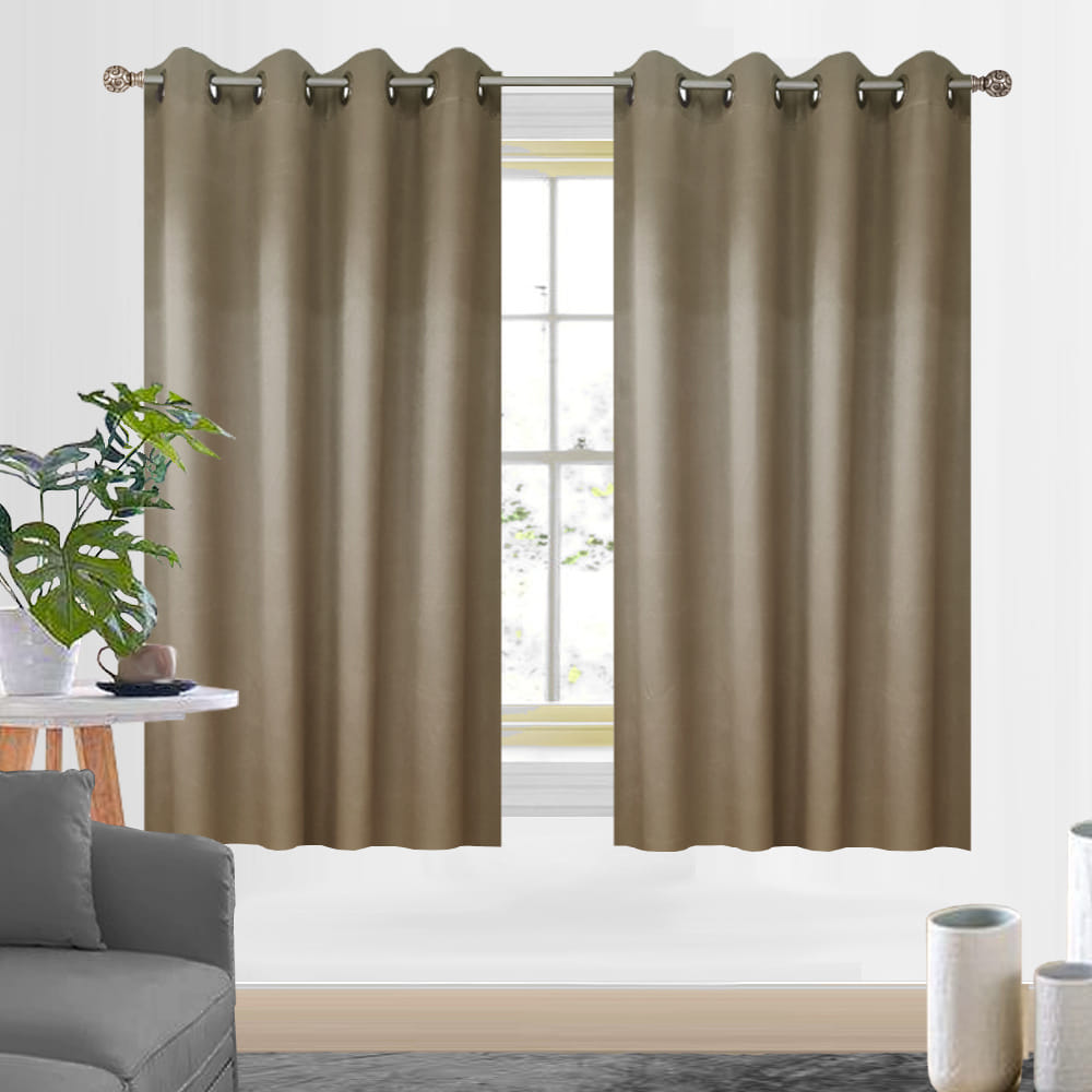 HOME LIVING STYLE CURTAIN EYELET HENDRIX 150X180CM GOLD