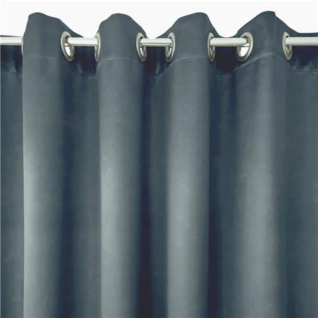 HOME LIVING STYLE CURTAIN EYELET HENDRIX 150X250CM GRAY