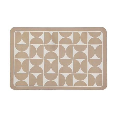 HOME LIVING STYLE RUG PU MONY 45X70CM BROWN