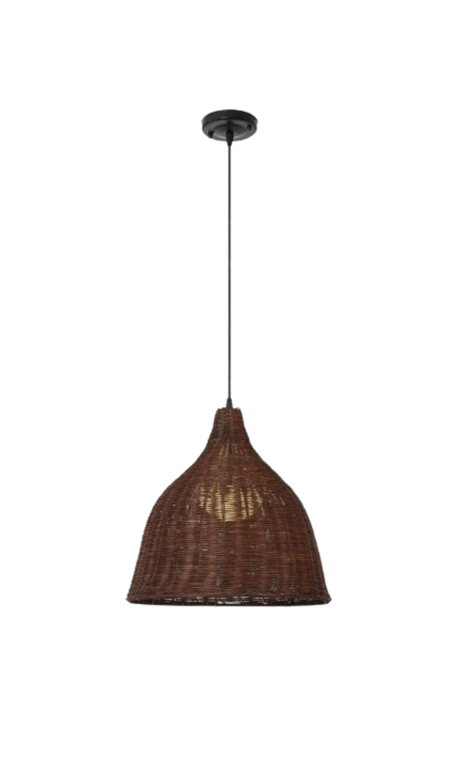 BRIGHT OBJECTIVE BO PENDANT LAMP 14016 CF 350MM E27 DARK BROWN