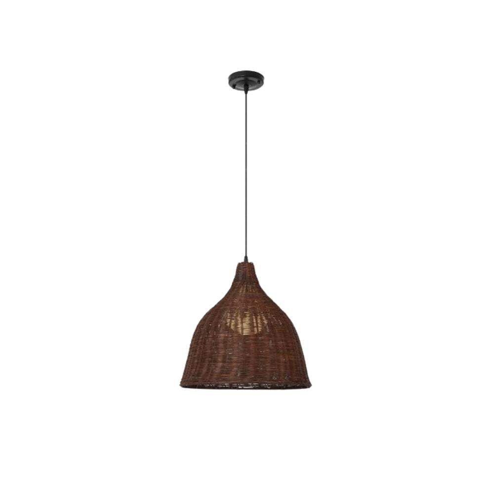 BRIGHT OBJECTIVE BO PENDANT LAMP 14016 CF 350MM E27 DARK BROWN
