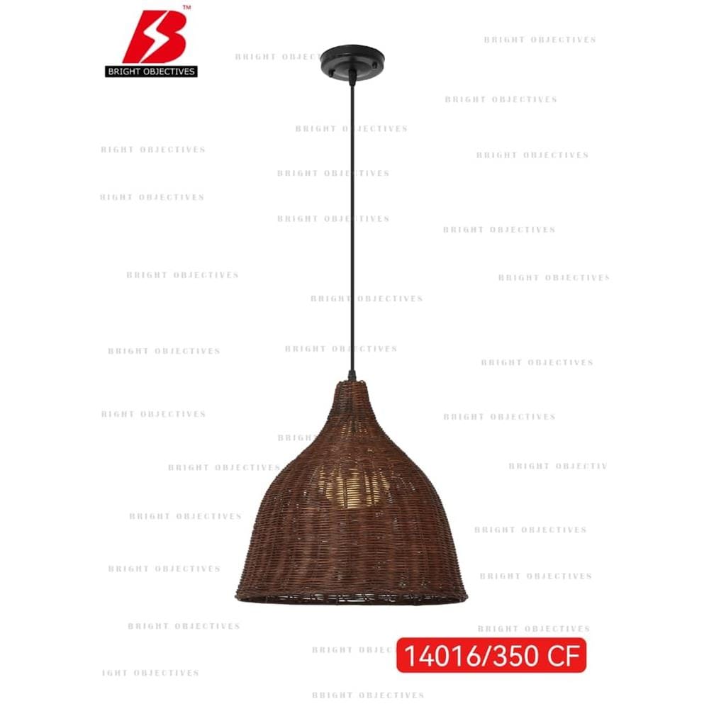 BRIGHT OBJECTIVE BO PENDANT LAMP 14016 CF 350MM E27 DARK BROWN