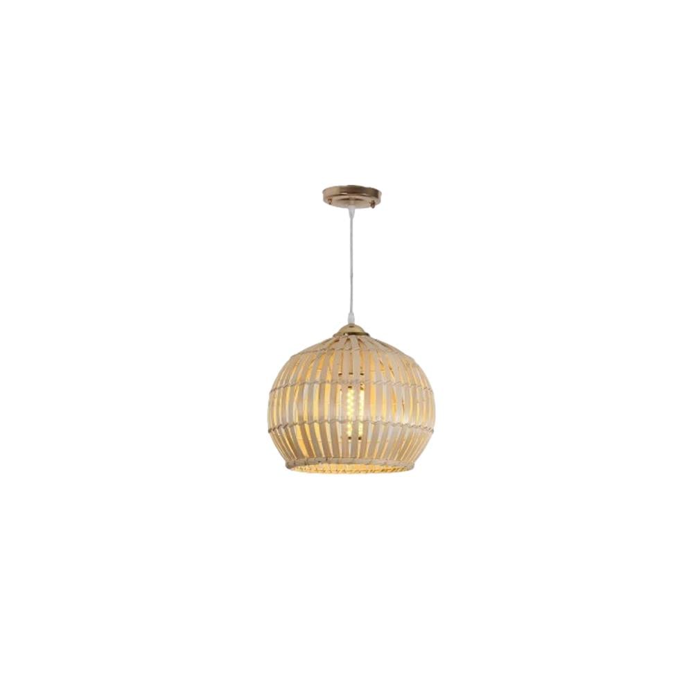 BRIGHT OBJECTIVE PENDANT LAMP 14056 BW 400MM E27 LIGHT BROWN