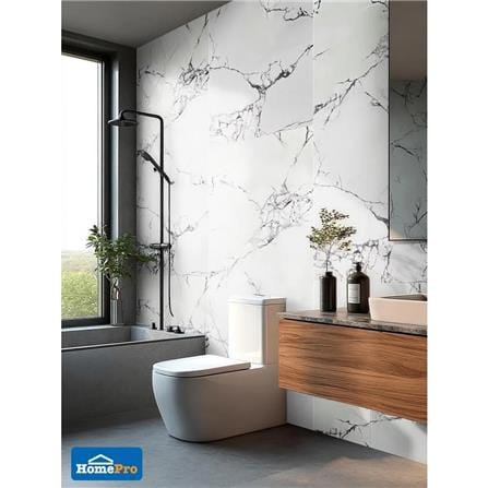 DECORATIVE WALL PANEL 122x244CM TARA VANETO WHITE [EXCLUSIVE FROM HOMEPRO THAILAND]