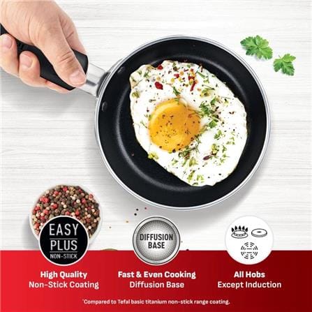 TEFAL SUPERCOOK EGGPAN 12CM-B45900 BLACK