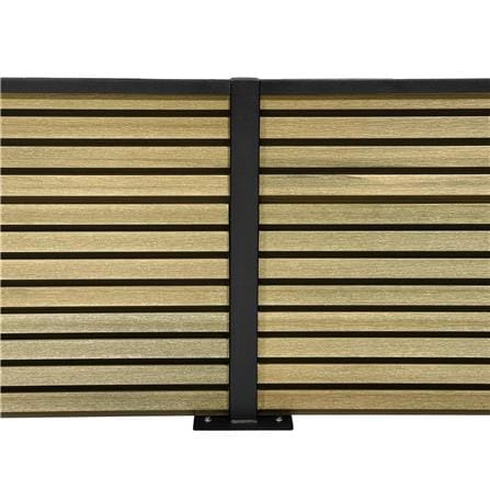 SUNSHIELD PRIVACY FENCE SET-B 200X60CM OAK