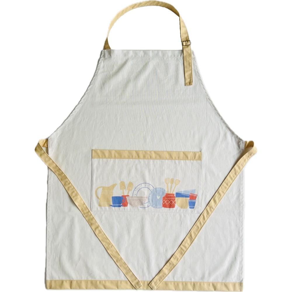 60x75CM APRON KECH COOKING CREAM