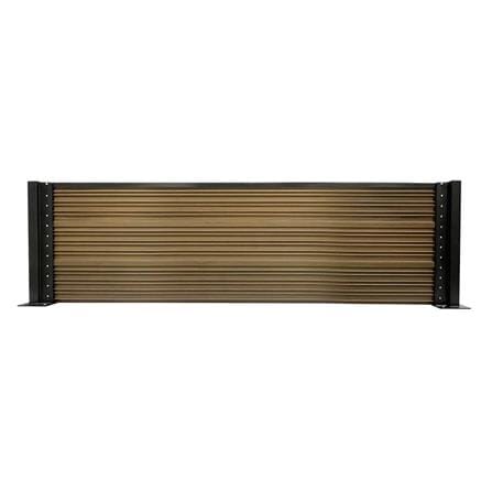 SUNSHIELD PRIVACY FENCE SET-A 200X60CM WALNUT