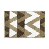 HOME LIVING STYLE RUG ZIG ZAG 45X70CM BROWN