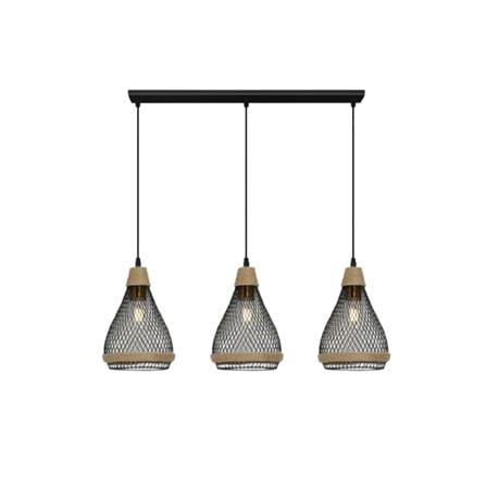 BRIGHT OBJECTIVE PENDANT LAMP 17203/3L BLACK
