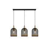 BRIGHT OBJECTIVE PENDANT LAMP 17201/3L BLACK
