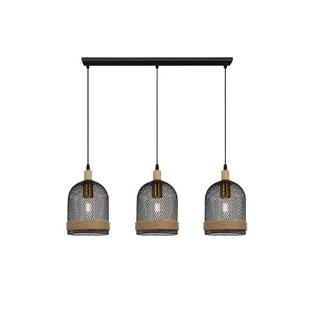BRIGHT OBJECTIVE PENDANT LAMP 17201/3L BLACK