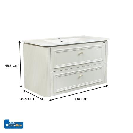 VANITY CABINET MOYA PLUS A298 CREAM [EXCLUSIVE FROM HOMEPRO THAILAND]