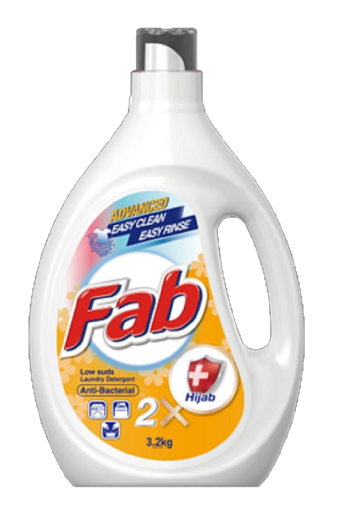 FAB LAUNDRY DETERGENT CLEANER ANTIBACTERIAL 3.2KG