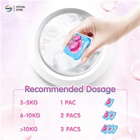FAB LAUNDRY CAPSULES 30PCS COLOR