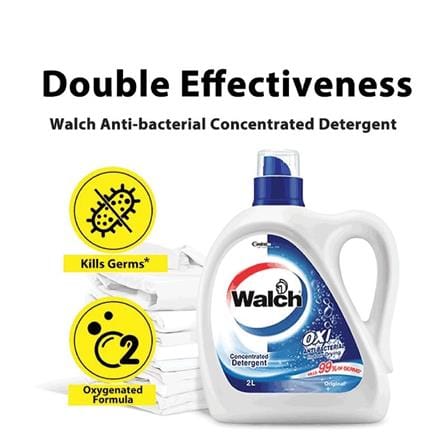 WALCH OXI CLEAN  ANTI-BACTERIAL CONCENTRATED DETERGENT ORIGINAL 3L