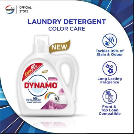DYNAMO LAUNDRY DETERGENT CLEANER COLOR CARE 2.5 KG