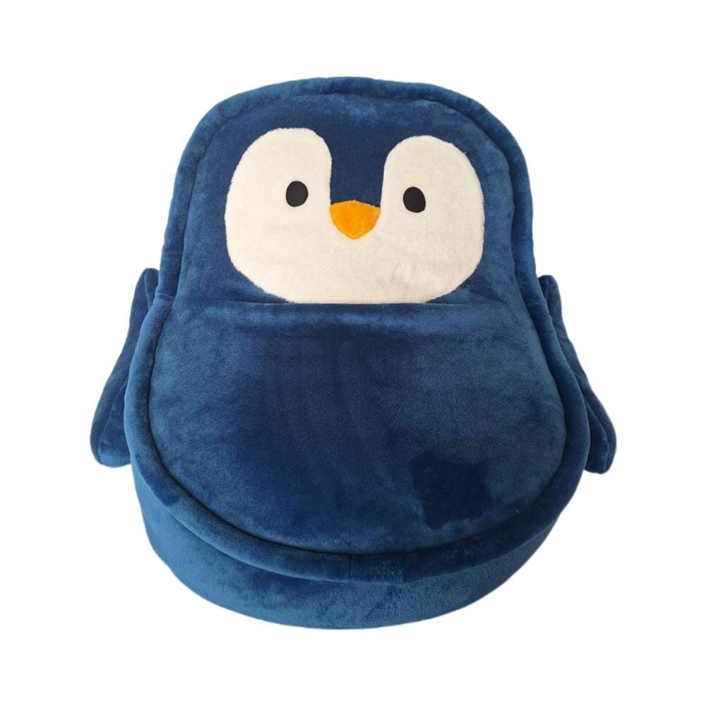 HOME LIVING STYLE BEAN BAG LITTLE PENGUIN 22X24INCH BLUE