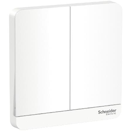 AVATARON 16A 2GANG 1WAY SWITCH E8332L1_WE_G11 WHITE