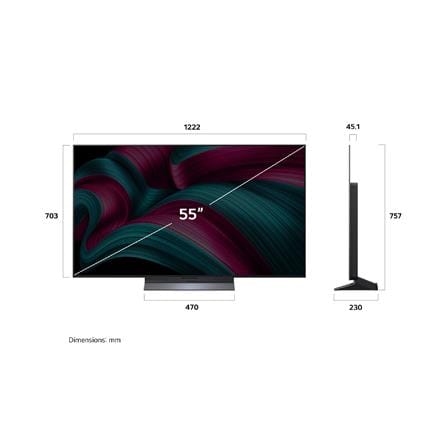 LG OLED55C5PSA.ATS 55-INCH 4K C5 SERIES OLED EVO AI SMART TV