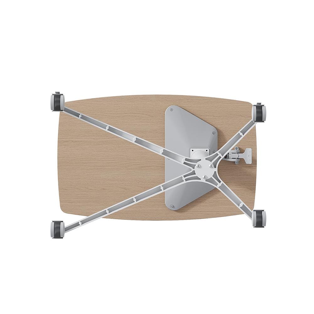 ROLLING LAPTOP STANDING DESK FURDINI RENA UP111 76CM NATURAL/WHITE [EXCLUSIVE FROM HOMEPRO THAILAND]