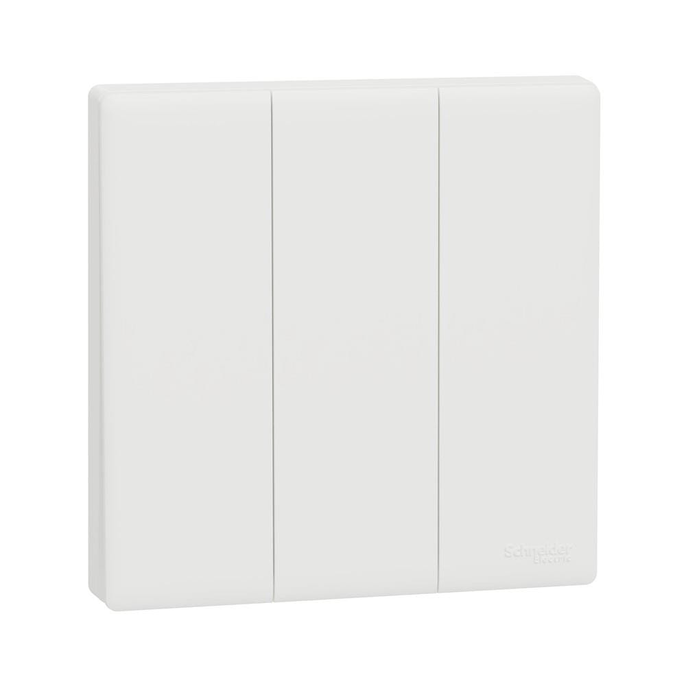 VIVACE E 10A 3 GANG 1 WAY SWITCH KBN33_1_WE_G11 WHITE