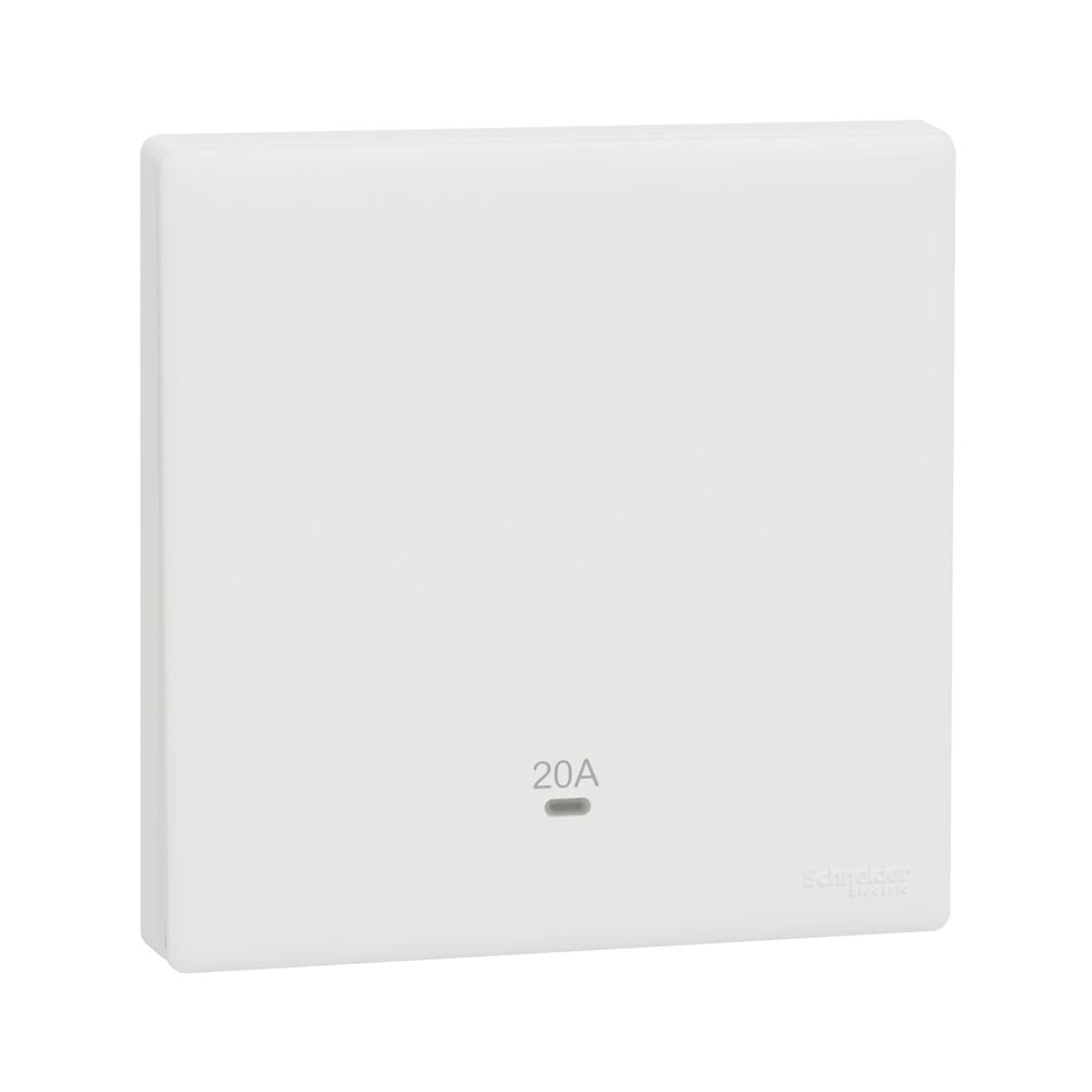 VIVACE E 20A 1 GANG 1 WAY DOUBLE POLE SWITCH  WITH LED KBN31D20N_WE_G11 WHITE