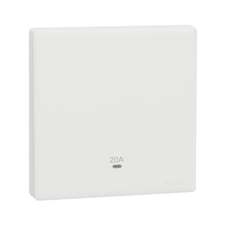 VIVACE E 20A 1 GANG 1 WAY DOUBLE POLE SWITCH  WITH LED KBN31D20N_WE_G11 WHITE