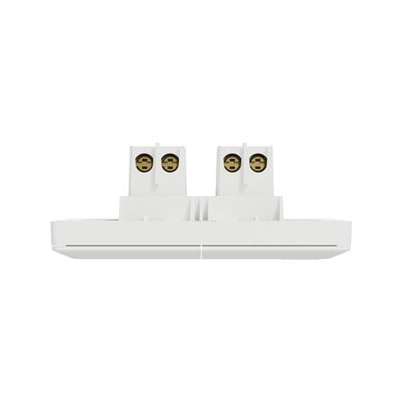 VIVACE E 10A 2 GANG 1 WAY SWITCH KBN32_1_WE_G11 WHITE