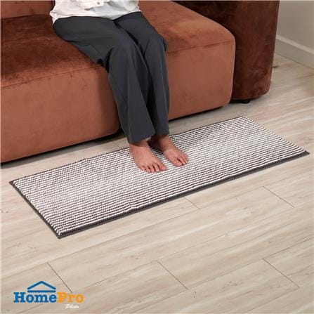HOME LIVING STYLE RUG SERENE 45X120CM GRAY