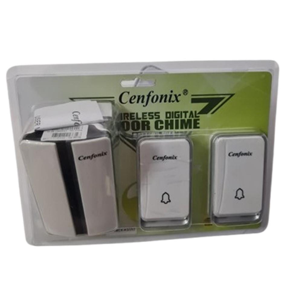 CENFONIX WIRELESS DOORBELL 1 BELL 2 SWITCH K33-S2