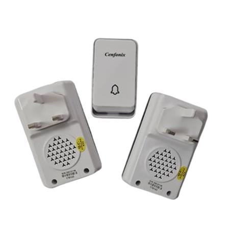 CENFONIX WIRELESS DOORBELL 2 BELL 1 SWITCH K33-B2