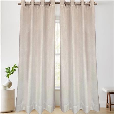 HOME LIVING STYLE CURTAIN EYELET COMFY 150X180CM CREAM