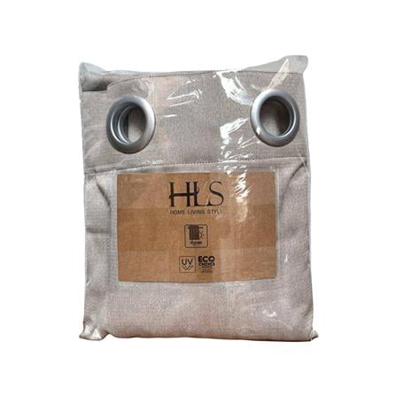 HOME LIVING STYLE CURTAIN EYELET COMFY 150X250CM CREAM