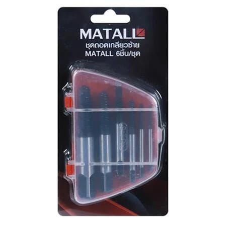 MATALL LEFT HANDED SCREW EXTRACTOR SET 6PCS/SET
